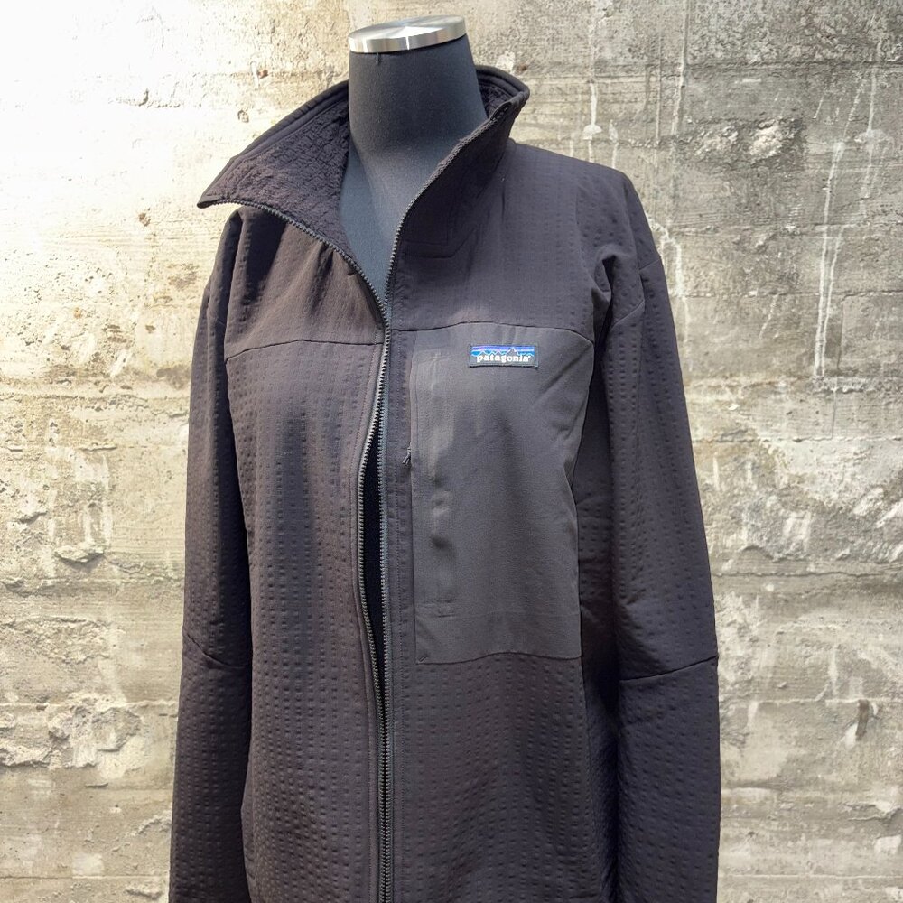 Men's Patagonia R2 TechFace Technical Fleece Jacket XL Black 83626 NEW - Picture 2 of 3
